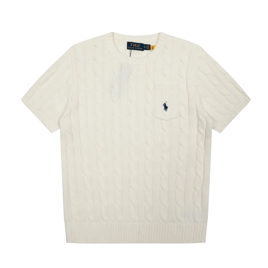 P154 💰 "Top quality" Style number: DS222# (not off the shelves all year round) [Ralph Lauren round neck pocket style solid color pony embroidered logo knitted short sleeves] ✅Ralph Lauren Ralph Lauren classic basic pocket all-match style goddess knitted short sleeves for all seasons ✅Main supplier platform live broadcast Wholesale entity Replenish when out of stock Not off the shelf ✅ZP quality 1:1 version Scan the code to enter the GF website Counter quality ✅Details and quality are the only one in Guangzhou. Imported quality cotton yarn, focusing on high-end, cost-effective, good quality needless to say. ✅The version is restored to the original order. The maximum size can be worn up to 160 pounds. Loose, comfortable and stress-free. ✅The upper body is simple and easy to match. A must-have for goddess ootd. Good-looking clothes are never picky. A must-have in the goddess’ wardrobe. Size: S-XL. Color: White, almond, purple, orange, gray, yellow, black, khaki, pink, navy, rose, green. Chinese red olive green light blue white label light blue blue label